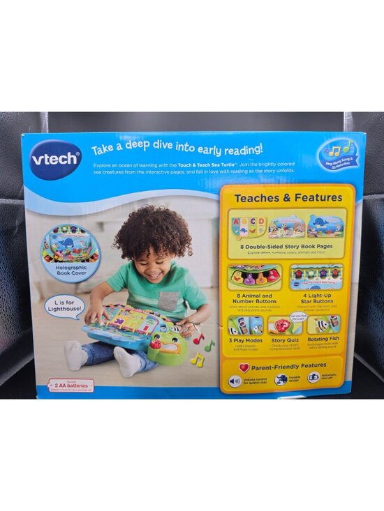 VTech Touch & Teach Sea Turtle Interactive Learning Toy - Picture 7 of 10